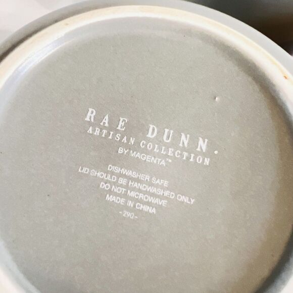 Rae Dunn SPICE BBQ RUB Cellar Wooden Lid Set of 3 Canister Stackers Stackable - Picture 6 of 9